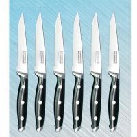 6-pc Steak Knife Set | Ergonomic Synthetic Handle