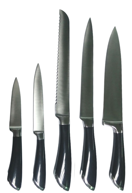 5-pc Kitchen Knife Set | PP Handle with Steel Cap