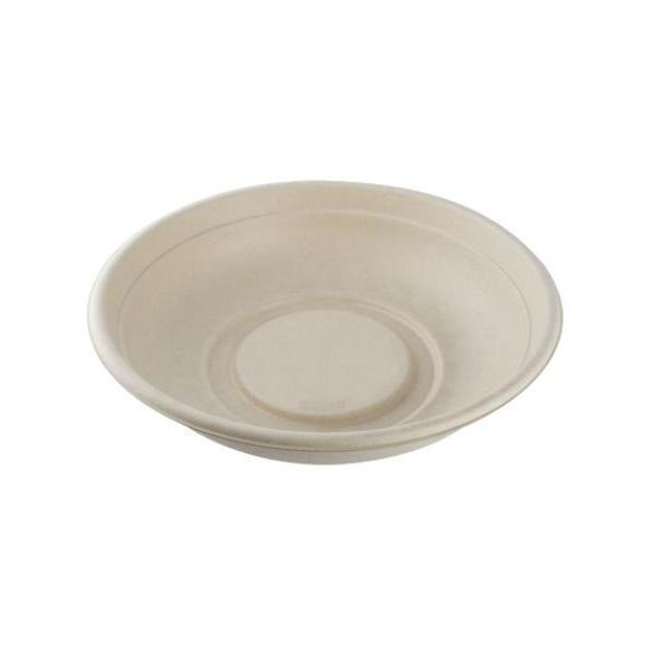 CR24 Bol compostable en pulpe naturelle et bagasse