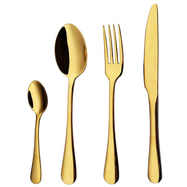 SET DI POSATE | PVD ORO | KEJ-454G