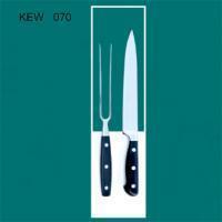 Barbecueset 2-delig | Synthetisch Handvat met Drie Klinknagels