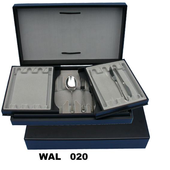 Double Layer Wooden Canteen in Royal Blue