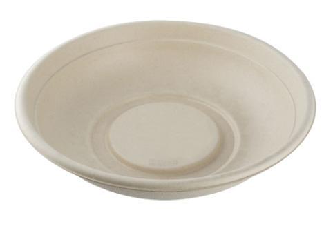 CR24 Compostable Natural Pulp & Bagasse Bowl