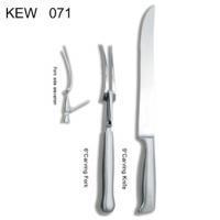 2-pc BBQ Carving Set | Stainless Steel Handle