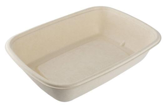 CR1000 Compostable Natural Pulp & Bagasse Container